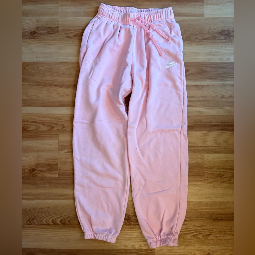 Women’s Nike Soft Pink Fleece Joggers